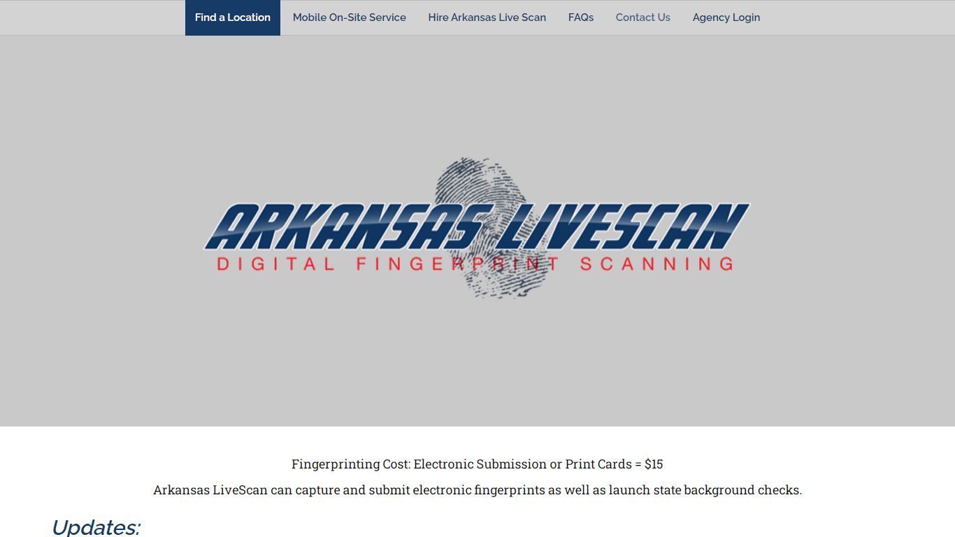 Arkansas Live Scan - An Arkansas-Based Digital Fingerprinting Company